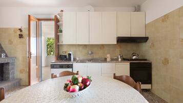 Villa | Private kitchen | Espresso maker, electric kettle