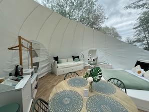 Family Tent, River View | Living area