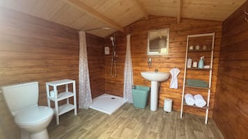 Tent, River View | Bathroom