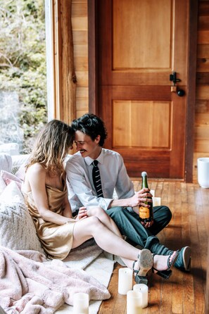 Outdoor wedding area