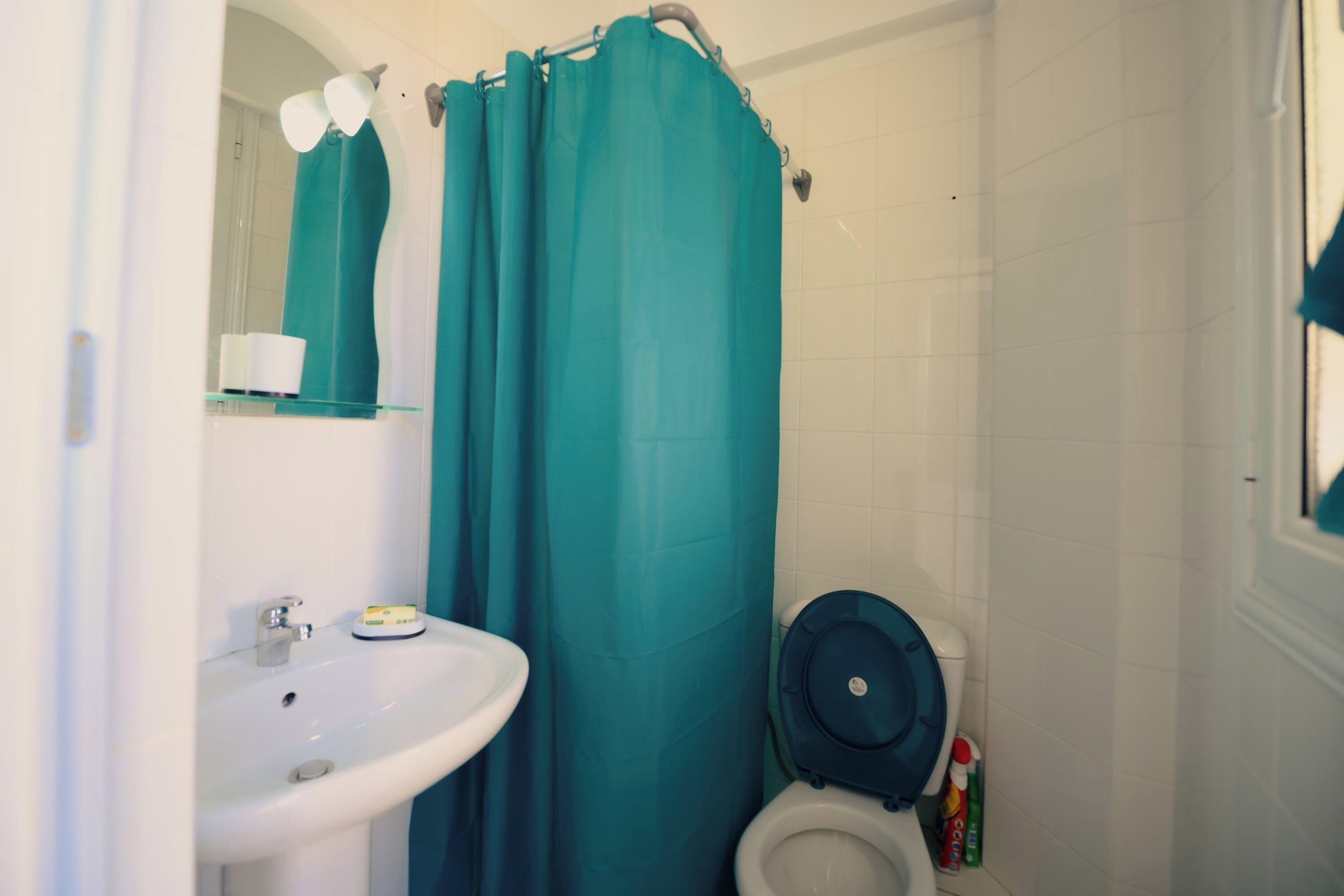 Standard House, Multiple Bedrooms, 2 Bathrooms, Mountainside (Evgenias House Ancient Olympia) | Bathroom | Shower, hair dryer, towels, soap