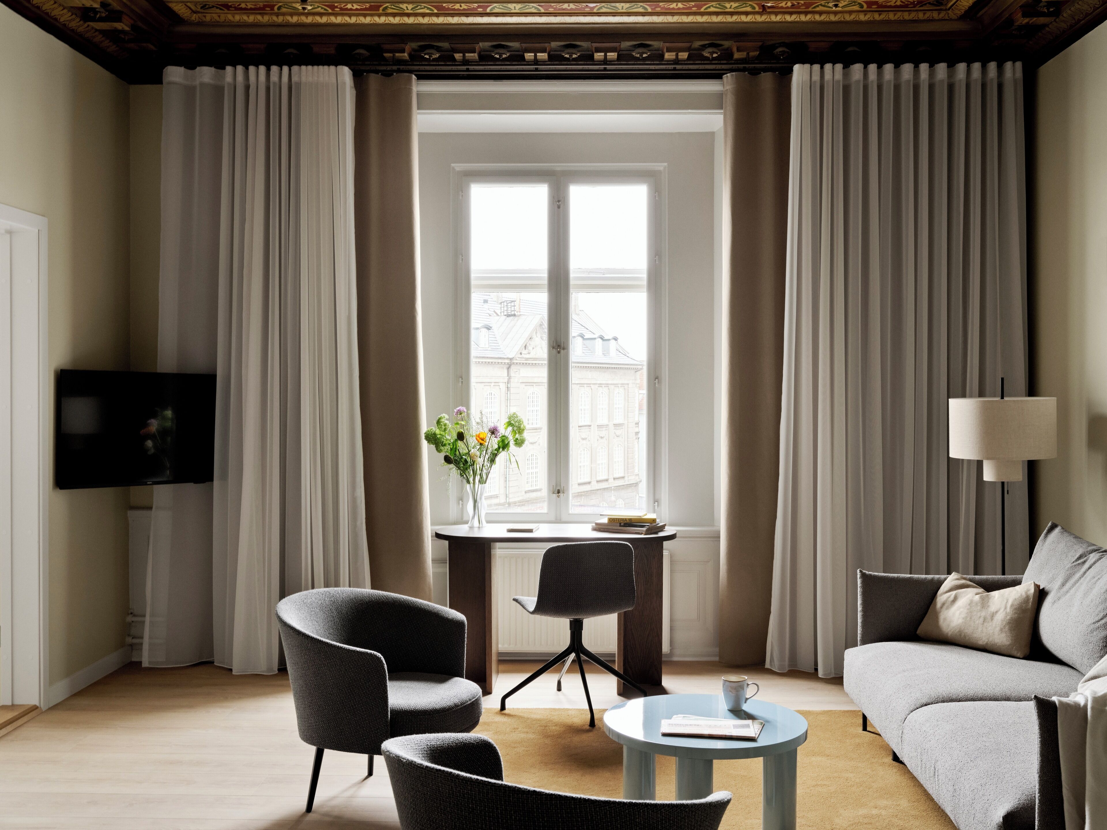 Apartment | Living area | 43-inch Smart TV with digital channels