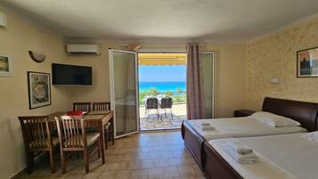 1 bedroom, internet, bed sheets