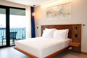 Deluxe Seaview Room | Literie de qualité supérieure, matelas Select Comfort, minibar