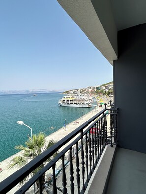 Family Suite Room With Seaview | Balcony view - Ertan Hotel (Cesme)