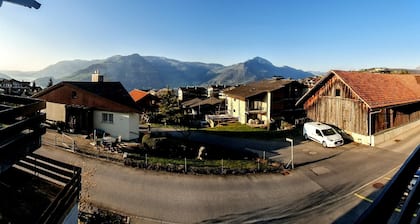 Poesie Studio für 2 Pers mit 2 Balkons und Aussicht über den Vierwaldstättersee