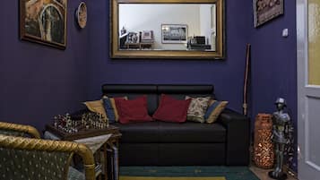 TV, video games, DVD player, books