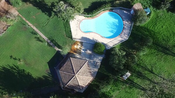 Pool - Air-conditioned apartment Porto Vecchio, 500 m sea, 6 people, two bathrooms (Zonza)