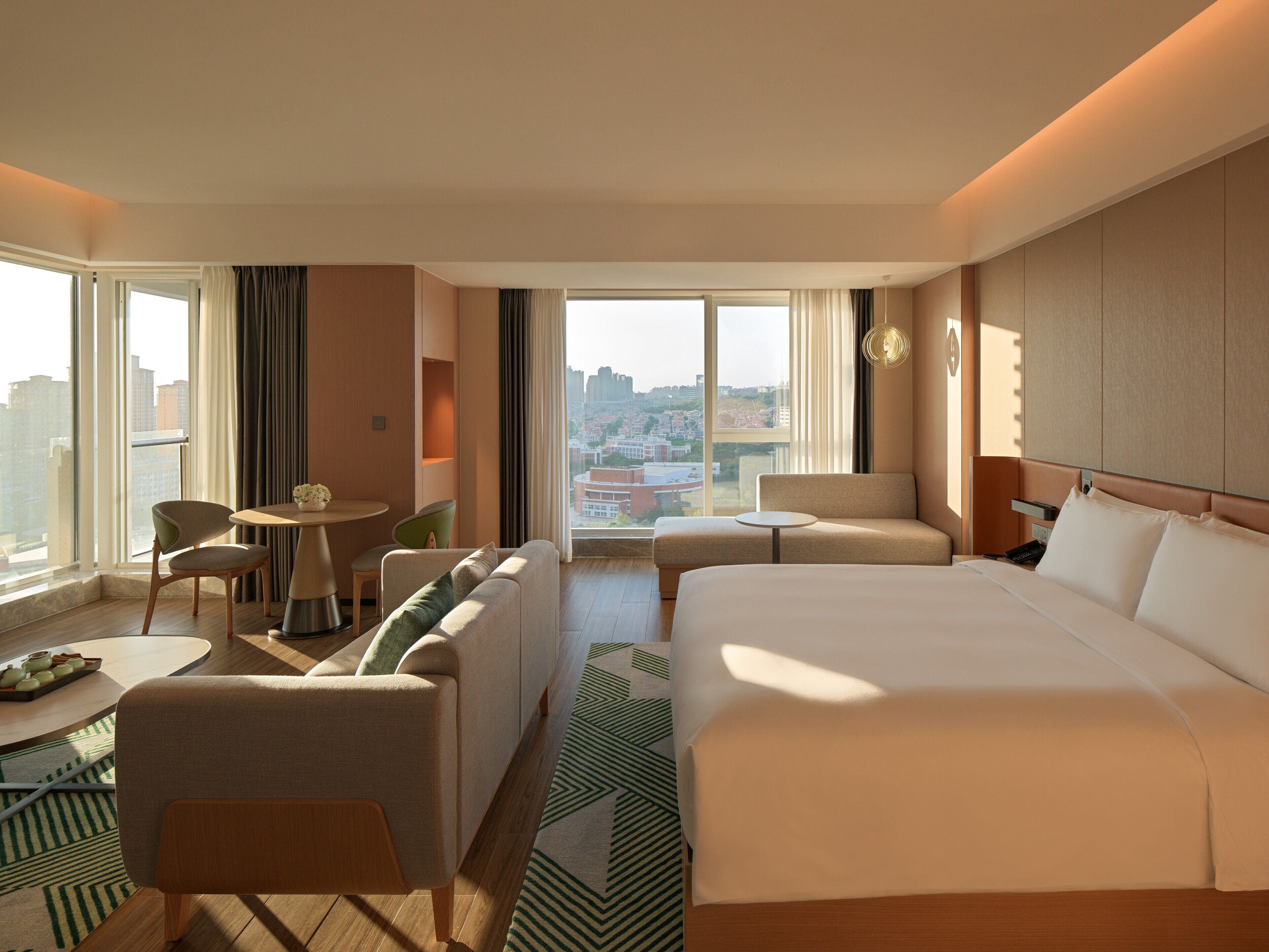 1 King Suite | Premium bedding, down comforters, minibar, in-room safe