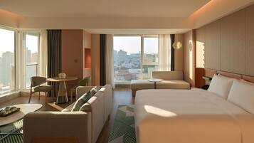 1 King Suite | Premium bedding, down comforters, minibar, in-room safe