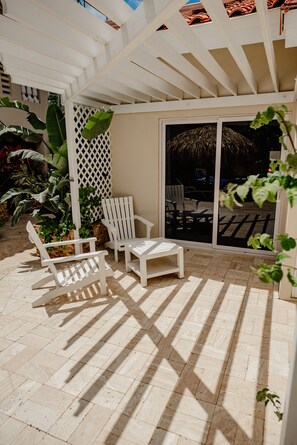 Terrace/patio - Amazing studio 2 km from Eagle beach (Noord)