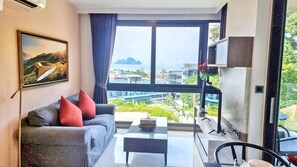 TV - B204 - 1 Bedroom Serviced Apartment with Sea View at Ao Nang Beach (Tambon Ao Nang)