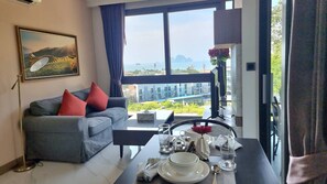 TV - B204 - 1 Bedroom Serviced Apartment with Sea View at Ao Nang Beach (Tambon Ao Nang)