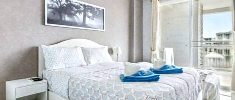 1 bedroom, iron/ironing board, Internet, bed sheets