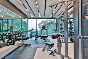 Fitness facility - B203- 1 Bedroom Serviced Apartment With Sea View at Ao Nang Beach (Tambon Ao Nang)