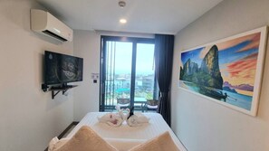 1 bedroom, iron/ironing board, WiFi, bed sheets - BO301 - 2 Bedroom Serviced Apartment with Sea View at Ao Nang Beach (Tambon Ao Nang)
