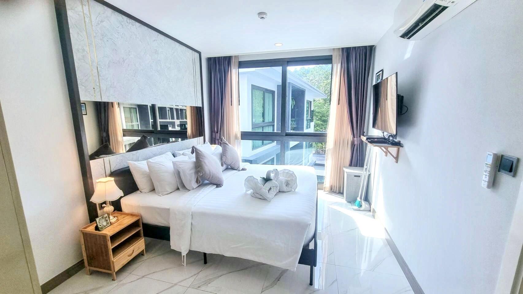 1 habitación, tabla de planchar con plancha, wifi y ropa de cama 