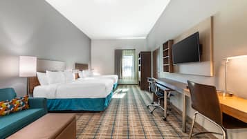 Basic Suite, Multiple Beds, Non Smoking | 1 bedroom, laptop workspace, blackout drapes, iron/ironing board