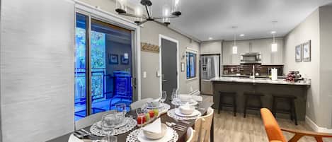 公寓客房, 2 間臥室 | 房內用餐區