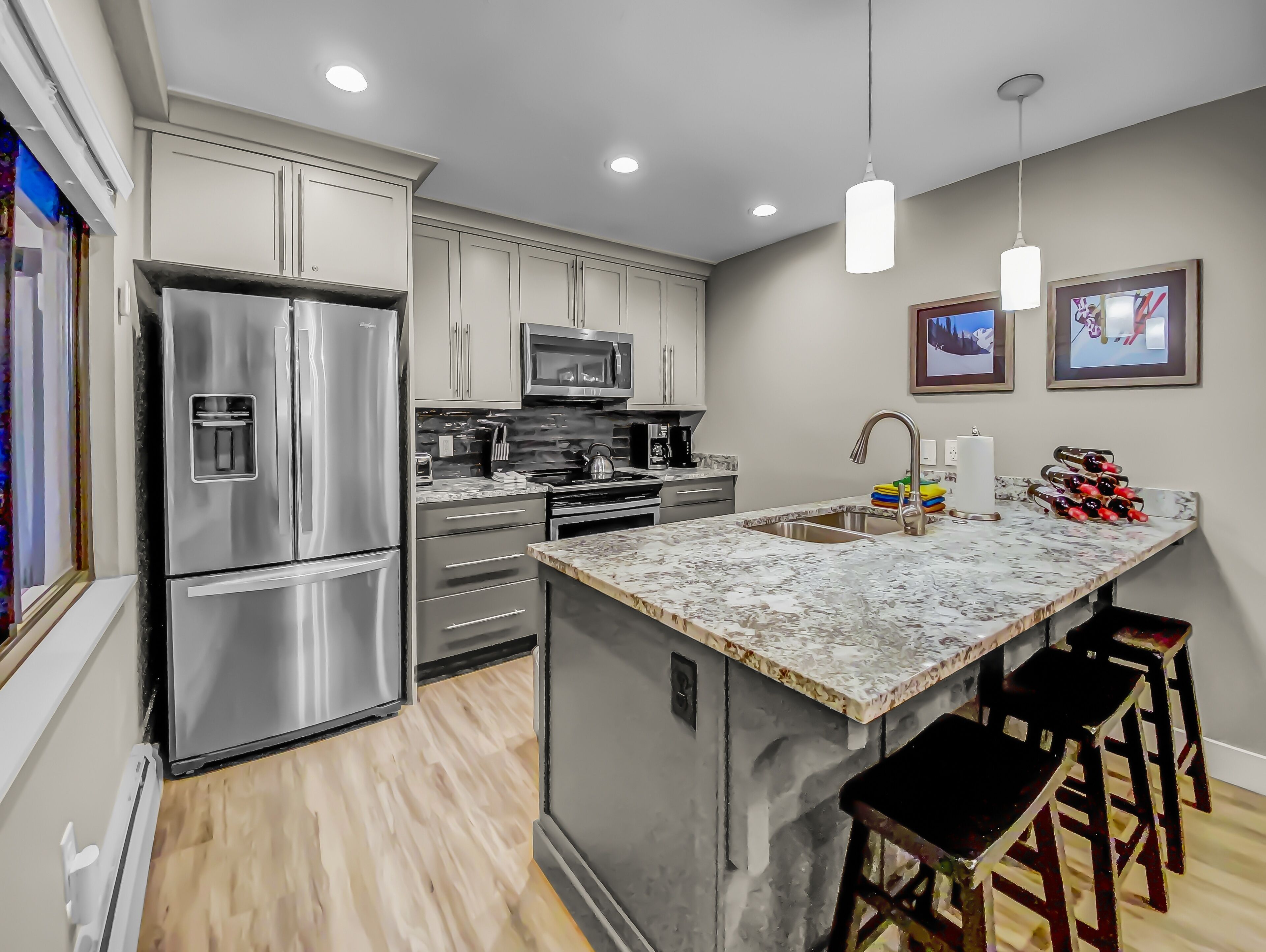 Condo, 2 quartos | Cozinha privada | Chaleira elétrica