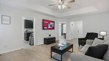 Smart TV, fireplace, offices