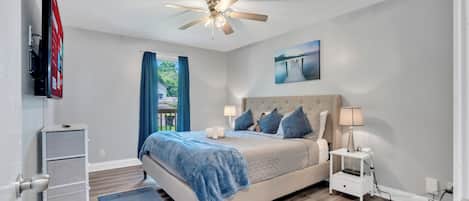 4 habitaciones, escritorio, tabla de planchar con plancha y wifi gratis