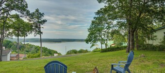 Lake-view Mountain Home Retreat w/ Fire Pit!