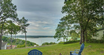 Lake-view Mountain Home Retreat w/ Fire Pit!