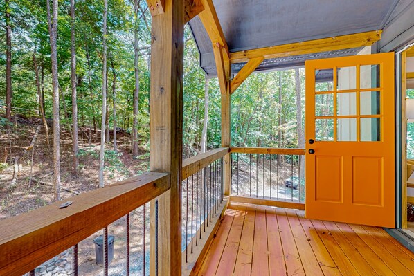 Property grounds - Dog-friendly cabin with private hot tub, game room, gym, heated pool, mini golf (Ellijay)