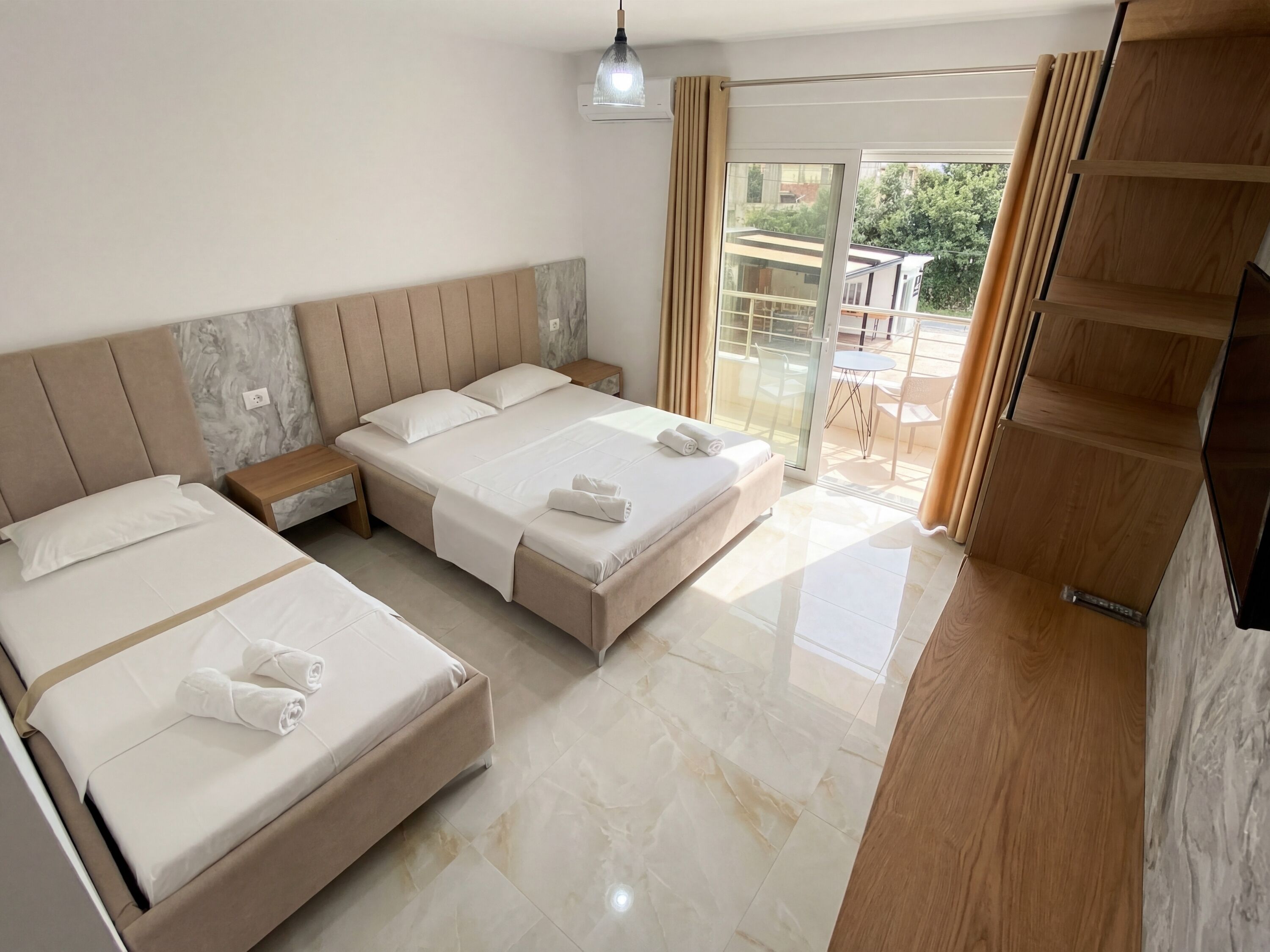 Deluxe Triple Room, Balcony | Premium bedding, memory foam beds, individually decorated