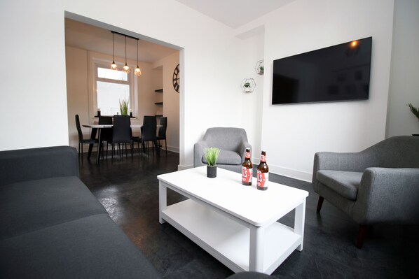 Basic House | Living area - Glasbrook View by by TŷSA (Mountain Ash)