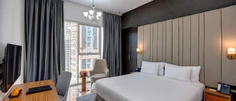 1 chambre, fer et planche Ă repasser, Wi-Fi, draps fournis