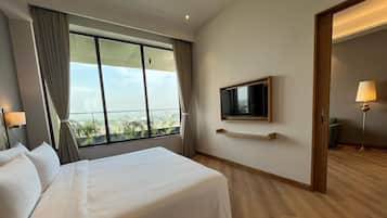 Suite – junior, 1 kingsize-seng | Sengetøy i egyptisk bomull, sengetøy av topp kvalitet og safe på rommet