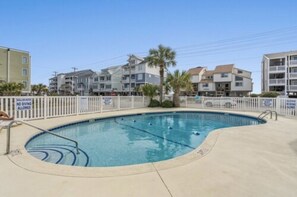 Outdoor pool - Cozy 2BR North Myrtle Beach Condo—Walk to Beach, Shops & Dining (North Myrtle Beach)