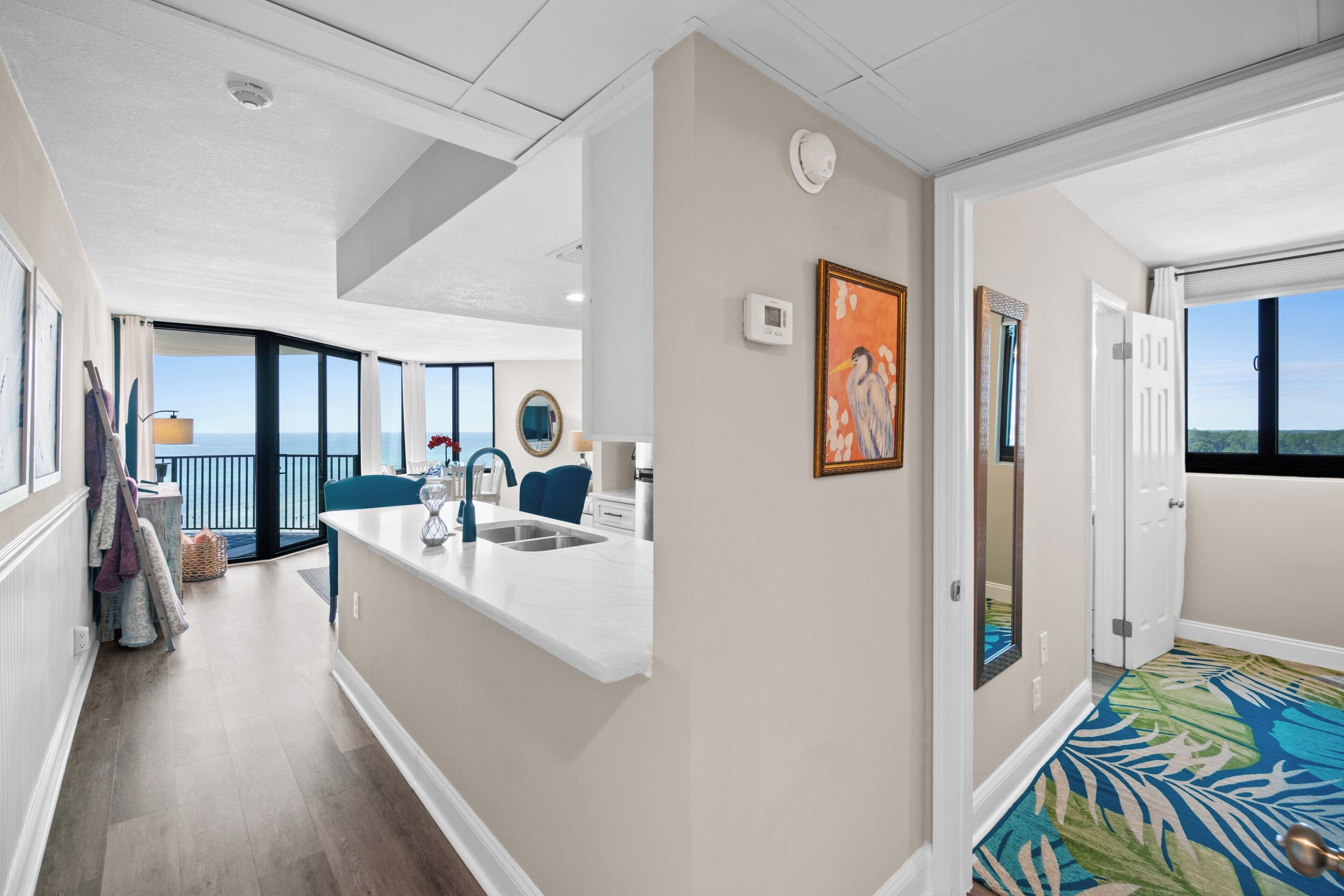 Apartamento, 1 habitación, frente a la playa (1011 W) | 1 dormitorio, ropa de cama de alta calidad, wifi gratis y ropa de cama