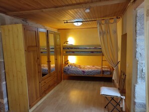 1 bedroom, iron/ironing board, travel crib, free WiFi