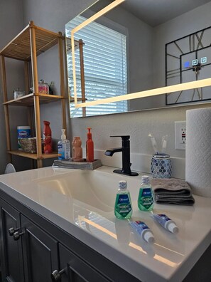 Hair dryer, bidet, towels, soap - Oasis in North Sacramento  (Sacramento)
