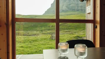 MĂșlafossur Cottage no 2: TjaldurssmĂĄttan | Ausblick vom Zimmer