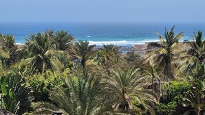 A coastal view with palm trees and the ocean. - Superb Urban Oasis in Almadies
 (Dakar)