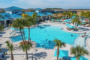 Una piscina riscaldata