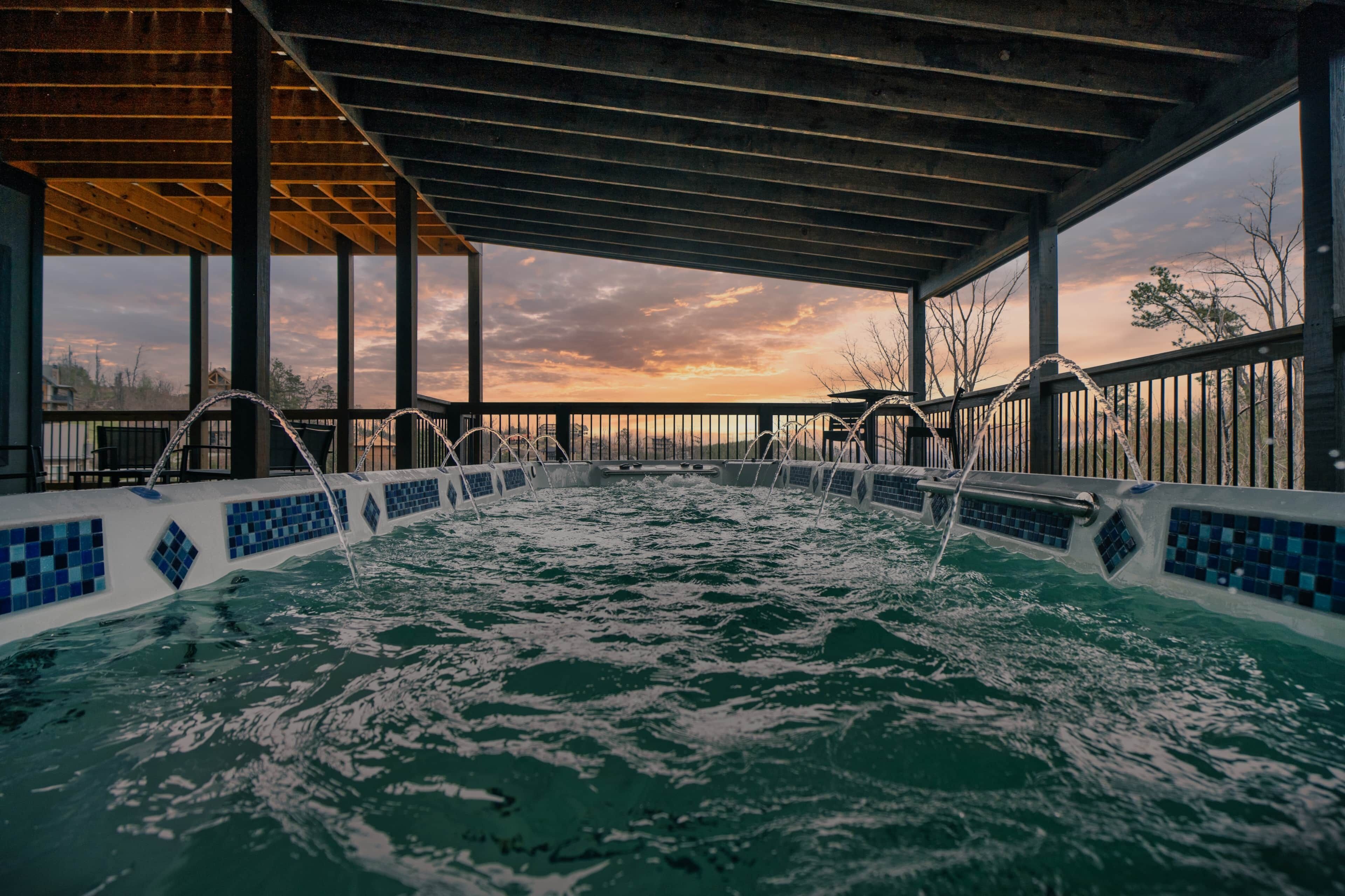 Bain à remous extérieur