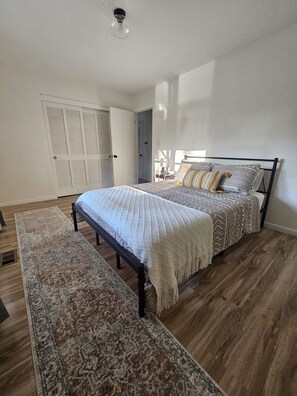 2 bedrooms, iron/ironing board, travel crib, free WiFi