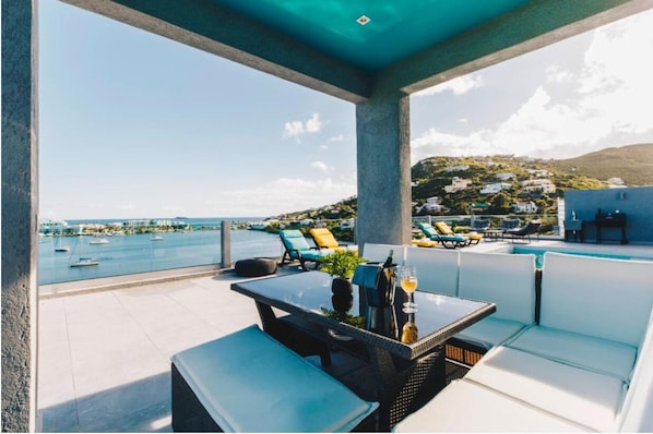 Villa | Living area - Avenue du lagon (Oyster Pond)