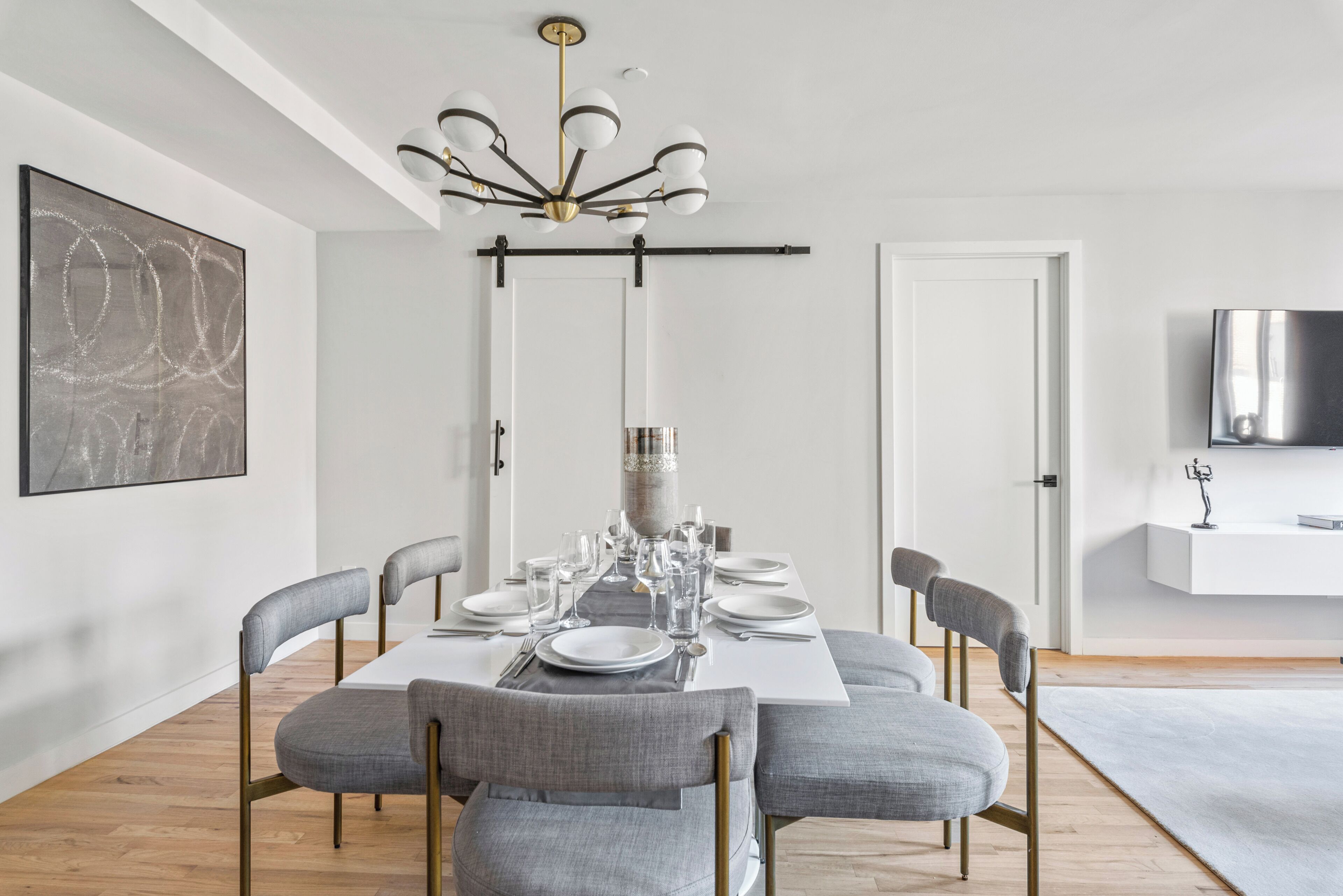 Apartamento presidencial, 3 quartos, terraço, vista para a cidade | Sala de jantar