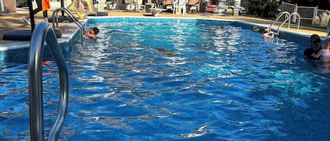 Indoor pool, outdoor pool