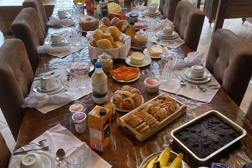 Free daily full breakfast
