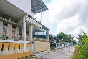 Fassade der Unterkunft