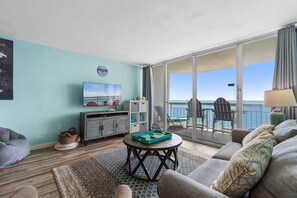 TV - Garden City Beach Oceanfront Condo 1108 | Rising Tides Properties Rental (Murrells Inlet)