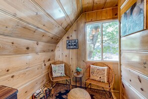 Interior - Bohemian, peaceful dog-friendly cabin with mountain views, large yard, and games (Crestline)