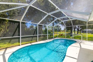 Una piscina climatizada